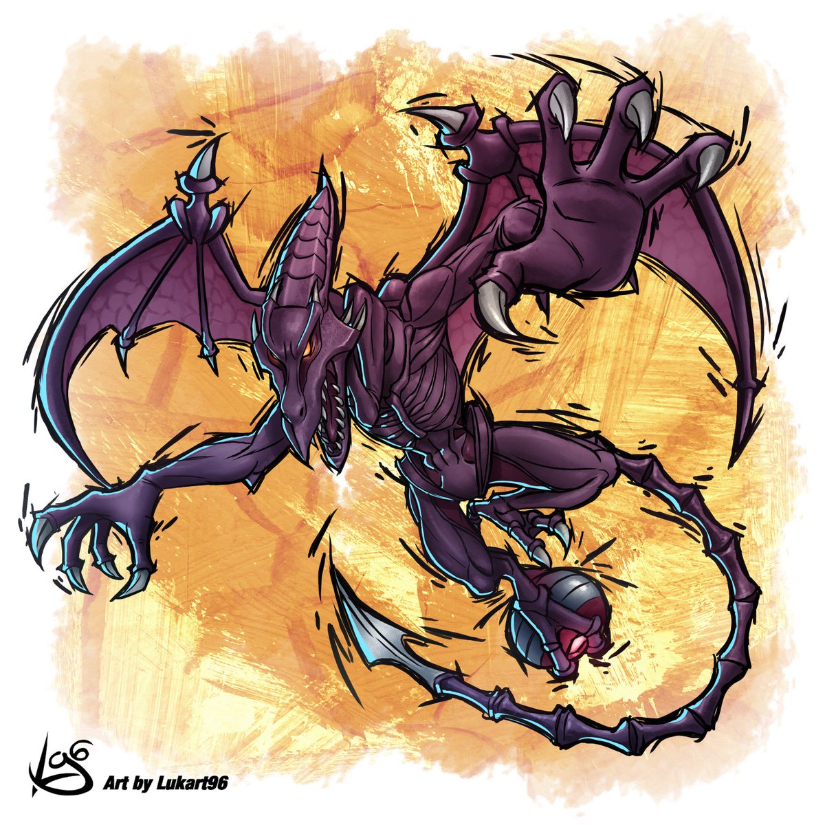 Wait.....No! No! That´s never happening! 
Ridley?! 🤯
He is to big for Mario strikers.⚽️🔥

Would you like to play Ridley in a strikers game?

#Metroid #Nintendo #Gaming #Smashbros #Ridley #Metroidprime #supermetroid #Mariostrikers #SmashBrosUltimate