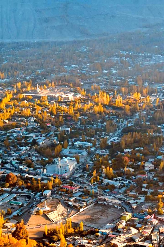 Skardu turned yellow 🍂