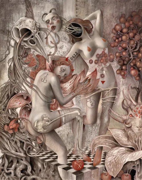 Art give away!!

I’m going to give away this amazing piece of art Sanguivorous Nymphs by <a href="/DolcePaganne/">Dolce Paganne🍎</a> 

All you need to do is like, follow, comment and repost to enter

Not done a giveaway for a while, let’s have some fun!!