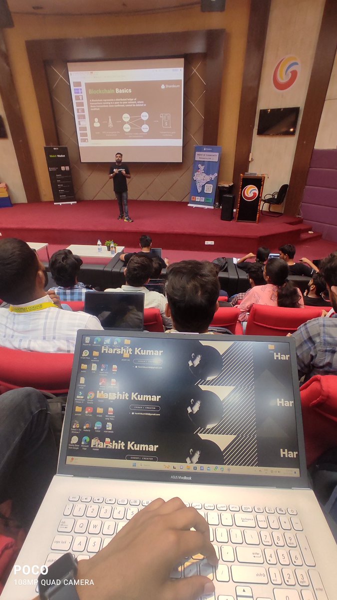 Harshit79187397's tweet image. Today attend a great Session At GCET 🎓
&quot;Unlocking the Future: Diving into Web3 and Blockchain at our Workshop 🚀 #Web3Workshop&quot;

&quot;Breaking Chains and Building Blocks: Join us in the Web3 Revolution!
@shardeum
@0_x_Sam
@LoveneeshDhir
@okxweb3
#ProofOfCommunity
#OKX