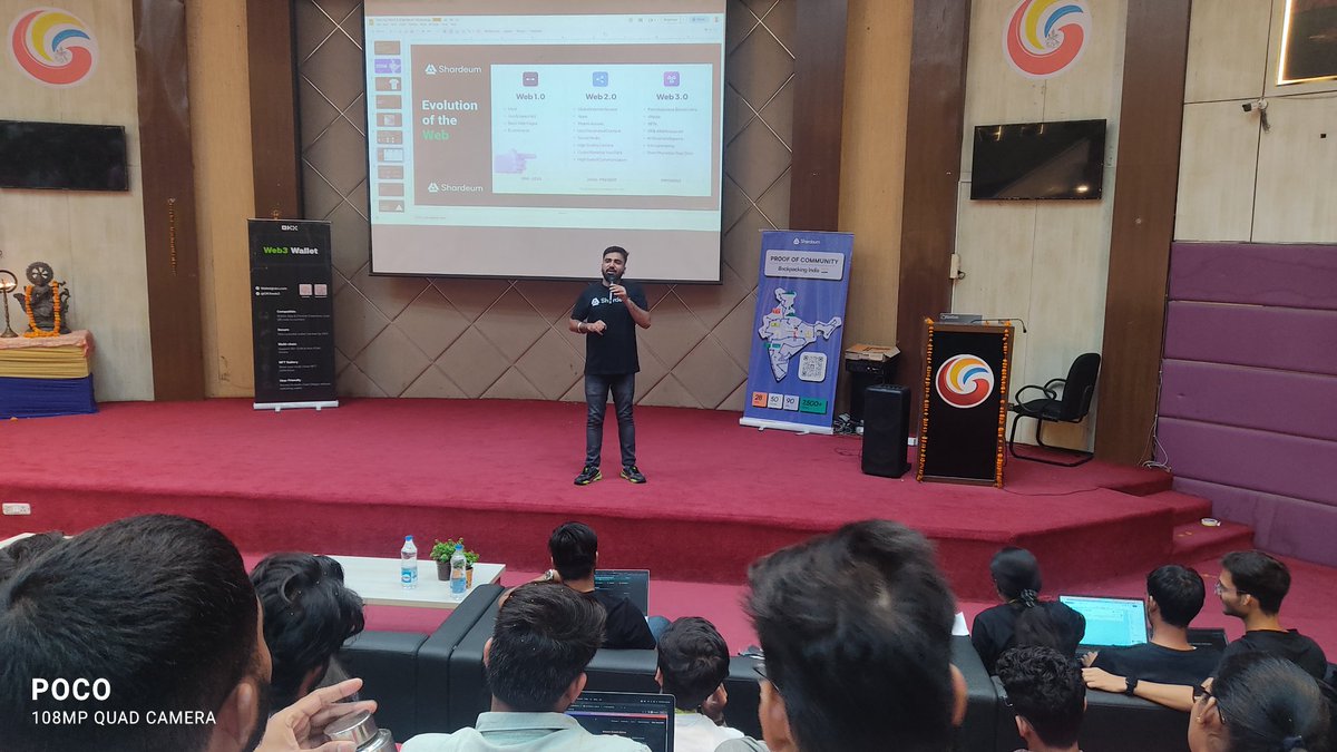 Harshit79187397's tweet image. Today attend a great Session At GCET 🎓
&quot;Unlocking the Future: Diving into Web3 and Blockchain at our Workshop 🚀 #Web3Workshop&quot;

&quot;Breaking Chains and Building Blocks: Join us in the Web3 Revolution!
@shardeum
@0_x_Sam
@LoveneeshDhir
@okxweb3
#ProofOfCommunity
#OKX