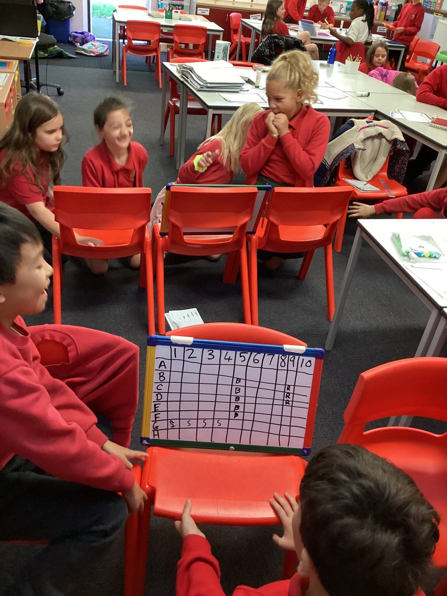 Llysfaen2026's tweet image. #4CP have had some very competitive games of Battleship this morning! #coordinates #MN
