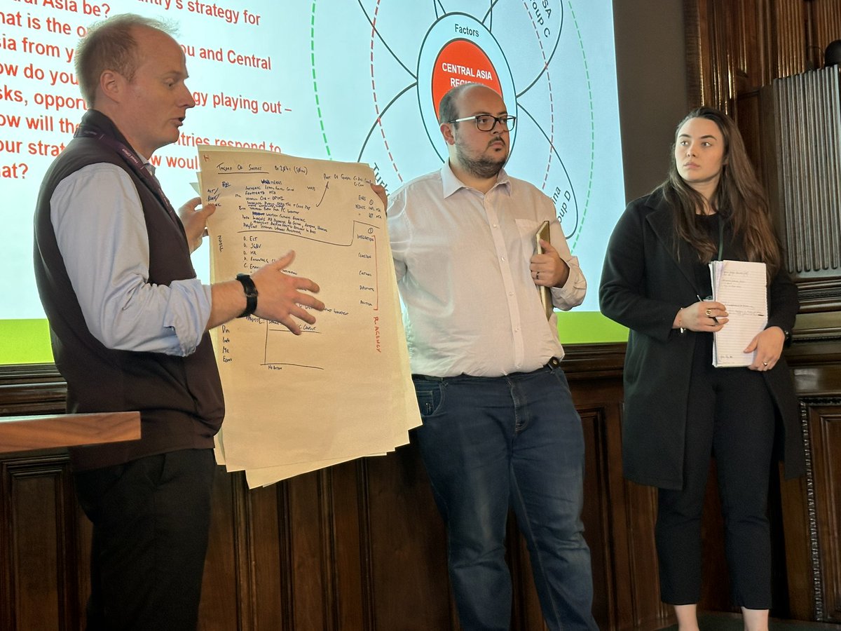 PhilipTGLester's tweet photo. A couple of wonderful days with MoD’s young strategists at RCDS…a great run out of Making Stategy Better 23. Fantastic discussions and ideas. @ComdtRCDS https://t.co/9mpNOGBeZP