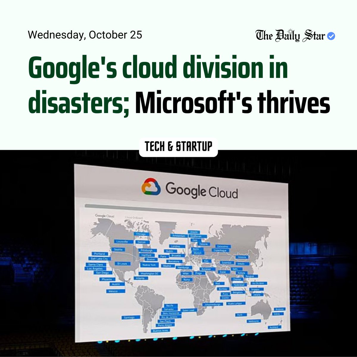 dailystarnews's tweet photo. .@Google -parent #Alphabet's #clouddivision posted its #weakestgrowth in nearly three years, leading to a 5.7% #decline in its #stockvalue.
Read more: https://t.co/nzgO324TTc
From The Daily Star - Tech & Startup
#Tech #StartUp #Newsupdate https://t.co/2taU4u2q5M