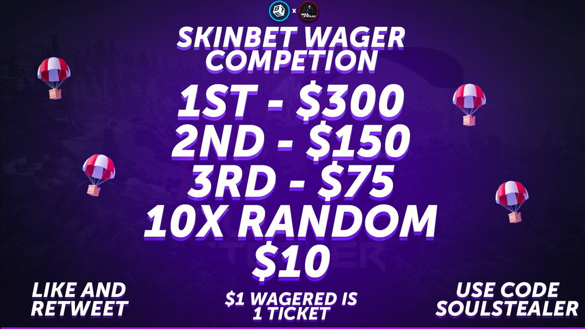 soulstealer_hs's tweet photo. 💰$600+ @skinbetgg WAGER COMPETITION💰

🔃Retweet for 20$ (50$ if you tag top 3 winner)
🥇300$
🥈150$
🥉75$
🎖️10x10$ Random Tickets (excluding top 3)
👉https://t.co/quNbQjgYNJ

🎁Winners will be drawn on stream on 20.11.23!🎁
1$ wagered=1ticket! No need to show proof anywhere! https://t.co/7Aedua9wEo