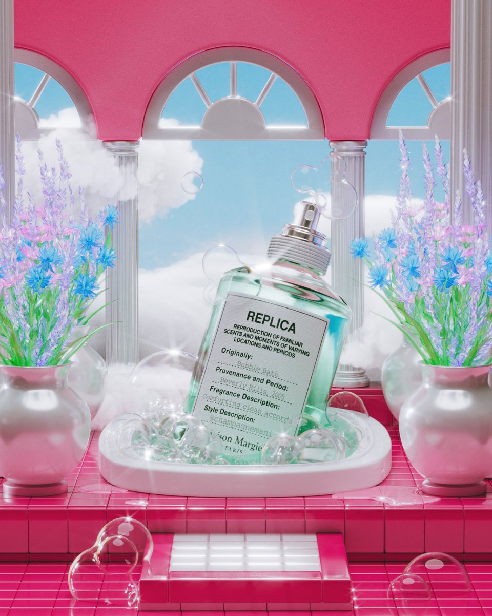 Finally, amidst the hustle of commercial projects, I've found a moment to share the continuation of my personal work with real products. This time, I'm taking you back to the 80s with a bathroom product story. #mm6 #3dart #3dillustration