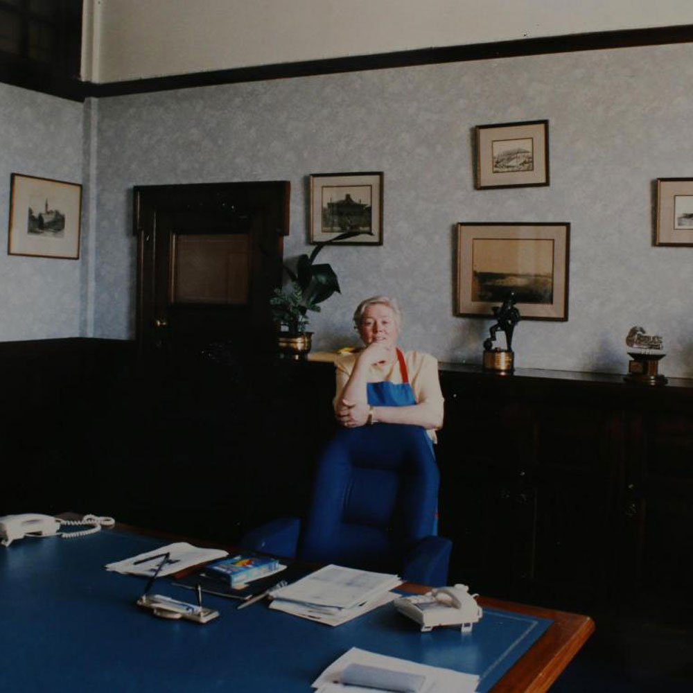 RangersFC's tweet photo. Rangers football club is saddened to hear of the passing of the much-loved Mary ‘Tiny’ Gallacher. 

Tiny, who served the club for over 50 years, was a treasured friend to generations of players and staff.