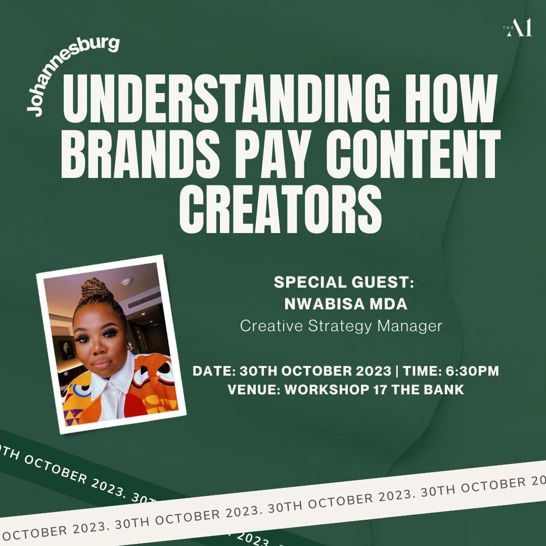 thea1co's tweet photo. Joburg Have you gotten your ticket? 
Don’t miss out on the opportunity to gain valuable insights and network with other creators. 
Get your ticket here: https://t.co/CPXWnnCapt https://t.co/suTT0dgk8i