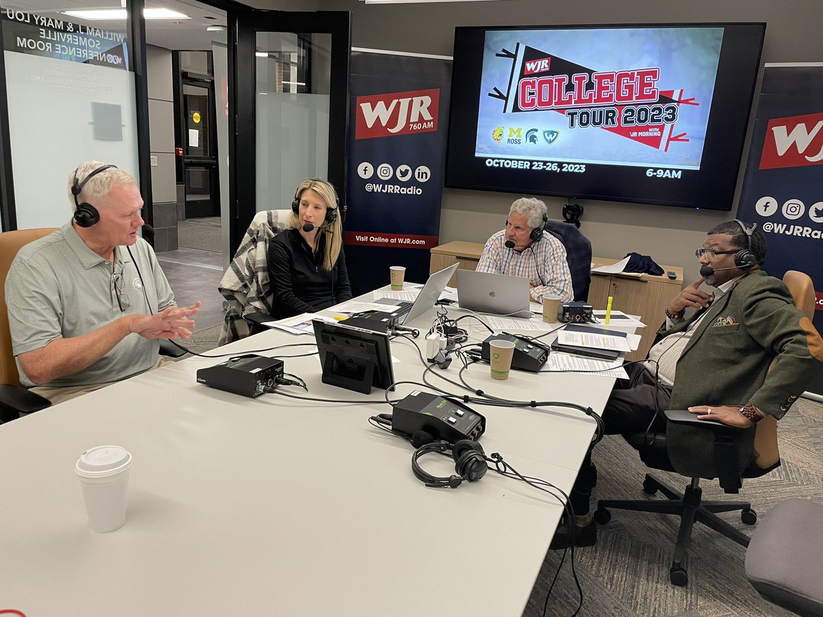 wjrradio's tweet image. Trey Rogers, Professor of Turfgrass Research at @michiganstateu, joins @newsGuy760, Lloyd Jackson, @Jamie_Edmonds on the 2023 WJR College Tour on WJR.com to talk about their top ranked program!