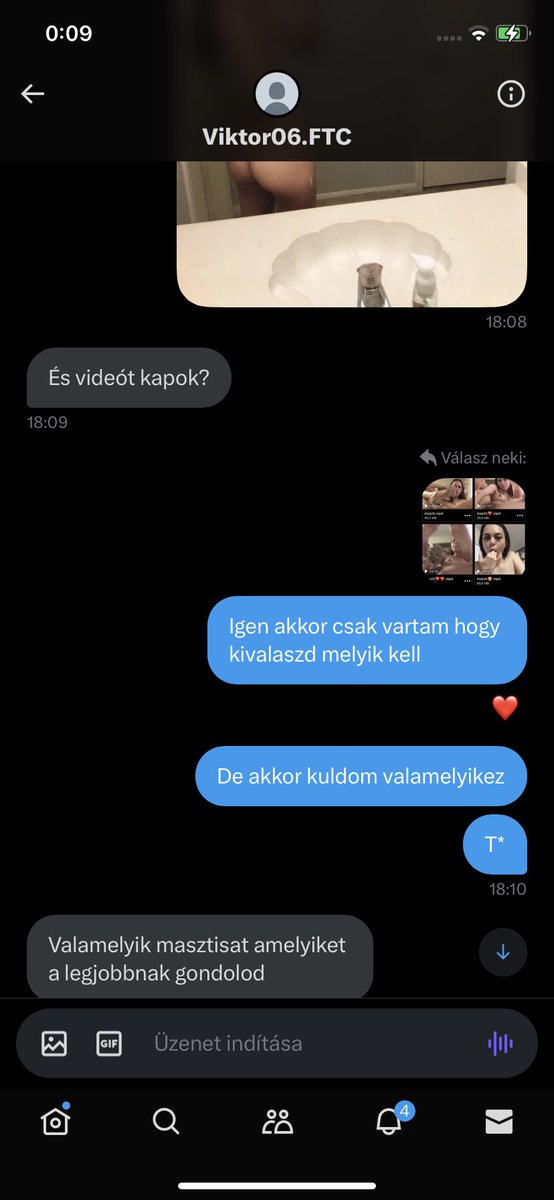 PankaBabaa's tweet photo. Lányok ha rátok ír ez az illető tiltsátok! Csak igérget❗️❗️ előre küldtem neki a tartalmam es arról volt szó hogy utánna utal de benyögi a végén hogy nincs pénze🙂 AZONNAL TILTSÁTOK❗️❗️ https://t.co/PUhzYr9a7T