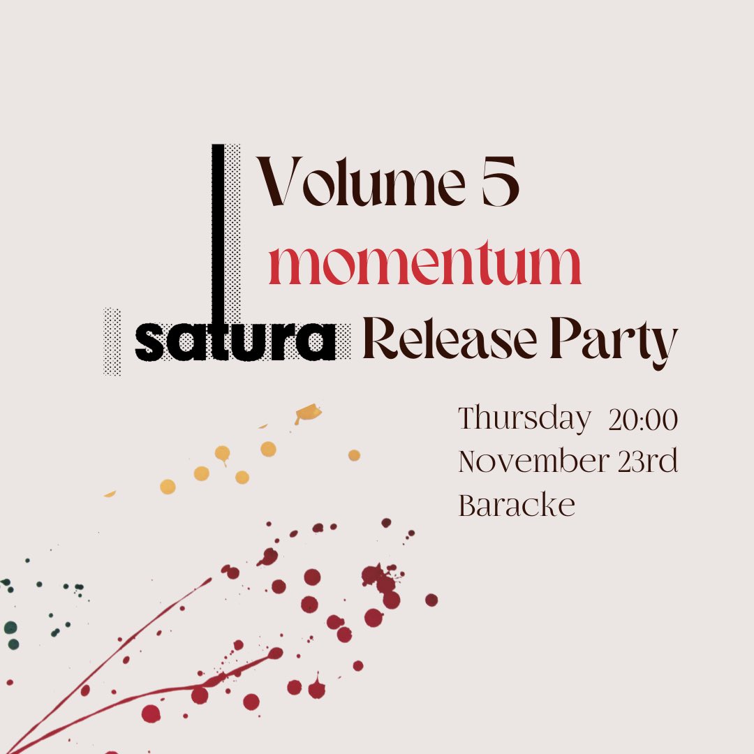 It’s time to party! 🎉 After a year of hard work, we are ready to celebrate the publication of Volume 5 and all of the people that have made it possible. And you’re invited!