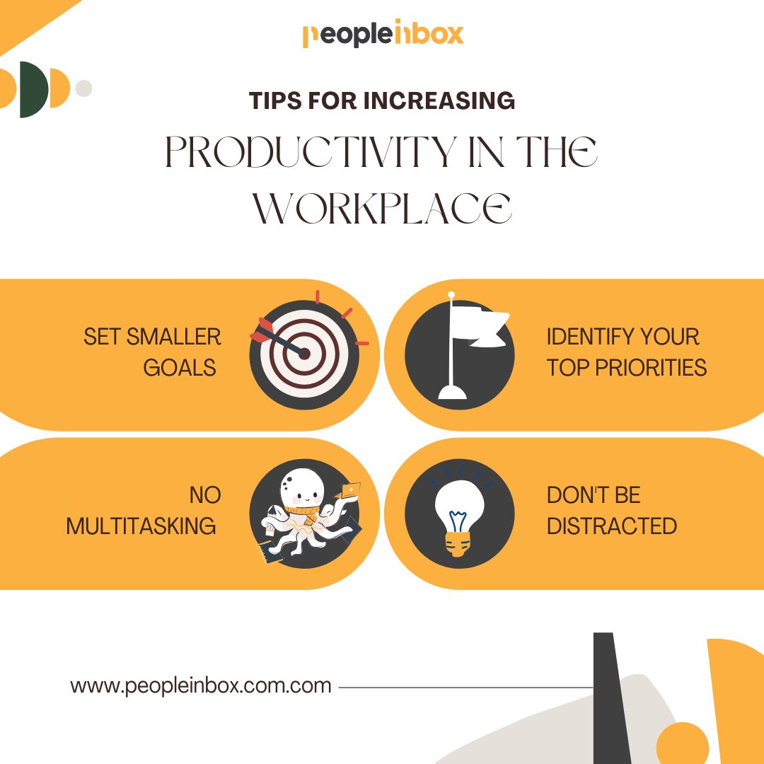 PeopleInbox's tweet photo. 🚀 Boost Your Workplace Productivity with These Pro Tips! 💼💪 Whether you're working from home or in the office, we've got the secrets to help you supercharge your efficiency and get more done in less time. 📈💯
#ProductivityHacks #WorkSmart #SuccessAtWork #Peopleinbox https://t.co/1WkaF6Pkkf