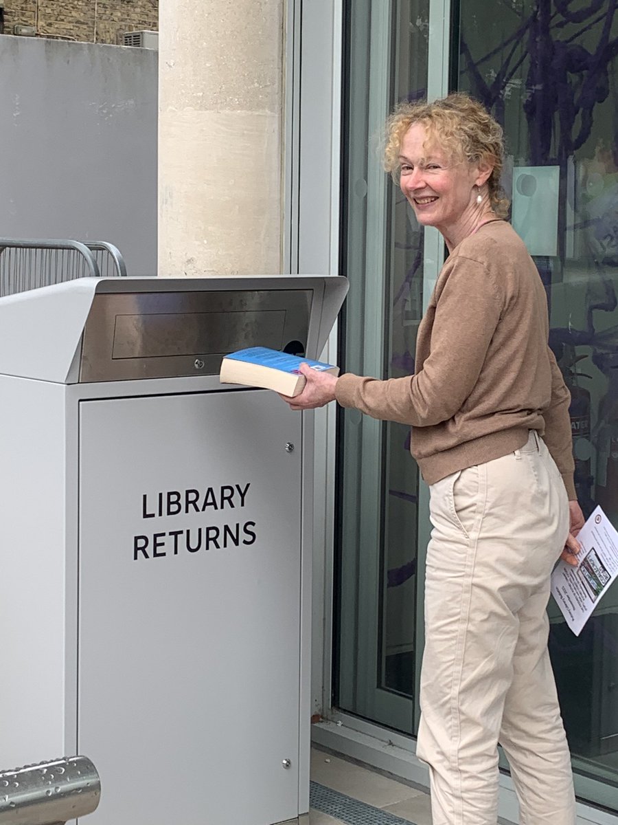 The book drop at Putney Library is now fully operational. You can return your books after hours and on Tuesdays when the library is closed all day.