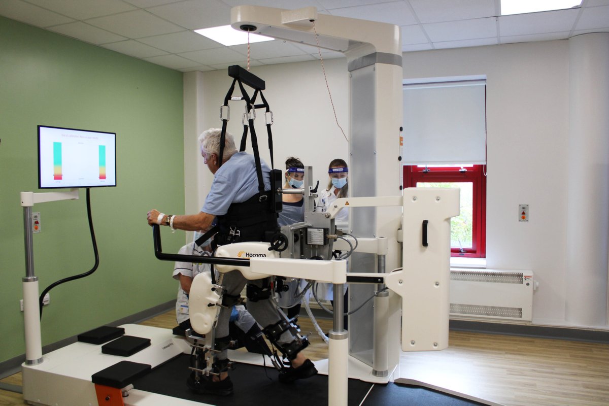 UHD_NHS's tweet photo. #WorldStrokeDay takes place on Sunday, and we’re using the event to raise awareness of enhanced care coming for stroke patients. This includes an expanded stroke recovery unit at RBH - providing improved facilities and technology such as the Walkerbot.
https://t.co/sjePjHbi3J https://t.co/rg9YdsgukN
