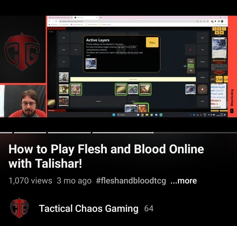 Finally feeling better after nearly 3 weeks of being ill! Gunna be streaming FaB tonight  and trying to catch up on everything! 

Also it happened! Our first 1000 view video! 😲
If you haven't seen it yet then what are you waiting for! 

Live 🔴 from 8pm! 
#FleshAndBlood #YouTube