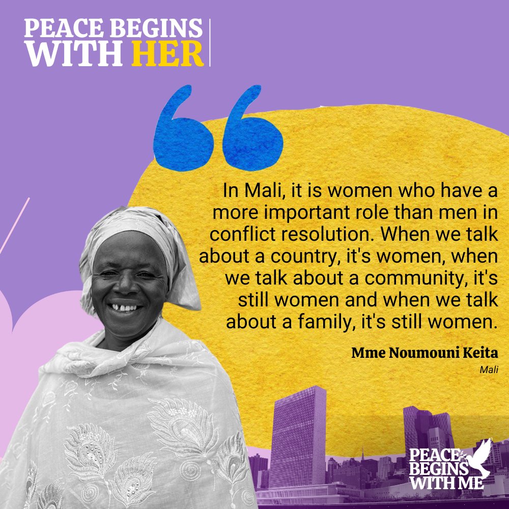 UN Peacebuilding Fund - PBF Mali (@pbfmali) on Twitter photo .<a href="/PBFMali/">UN Peacebuilding Fund - PBF Mali</a> participe à cet événement avec Mme Keita, actrice incontournable de la paix ☮️ au #Mali 🇲🇱 à travers le projet «Participation des jeunes & des femmes de #Koulikoro dans les mécanismes de gestion & de prévention des conflits liés aux ressources naturelles».
#PeaceBegins .<a href="/PBFMali/">UN Peacebuilding Fund - PBF Mali</a> participe à cet événement avec Mme Keita, actrice incontournable de la paix ☮️ au #Mali 🇲🇱 à travers le projet «Participation des jeunes & des femmes de #Koulikoro dans les mécanismes de gestion & de prévention des conflits liés aux ressources naturelles».
#PeaceBegins