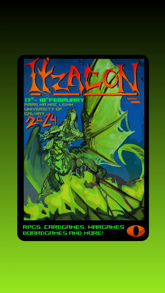 We're really excited to welcome you all at the con on the 17th and 18th of February 2024!!

#itzacon #itzaconeire #itzacon2024 #itzaconeire2024