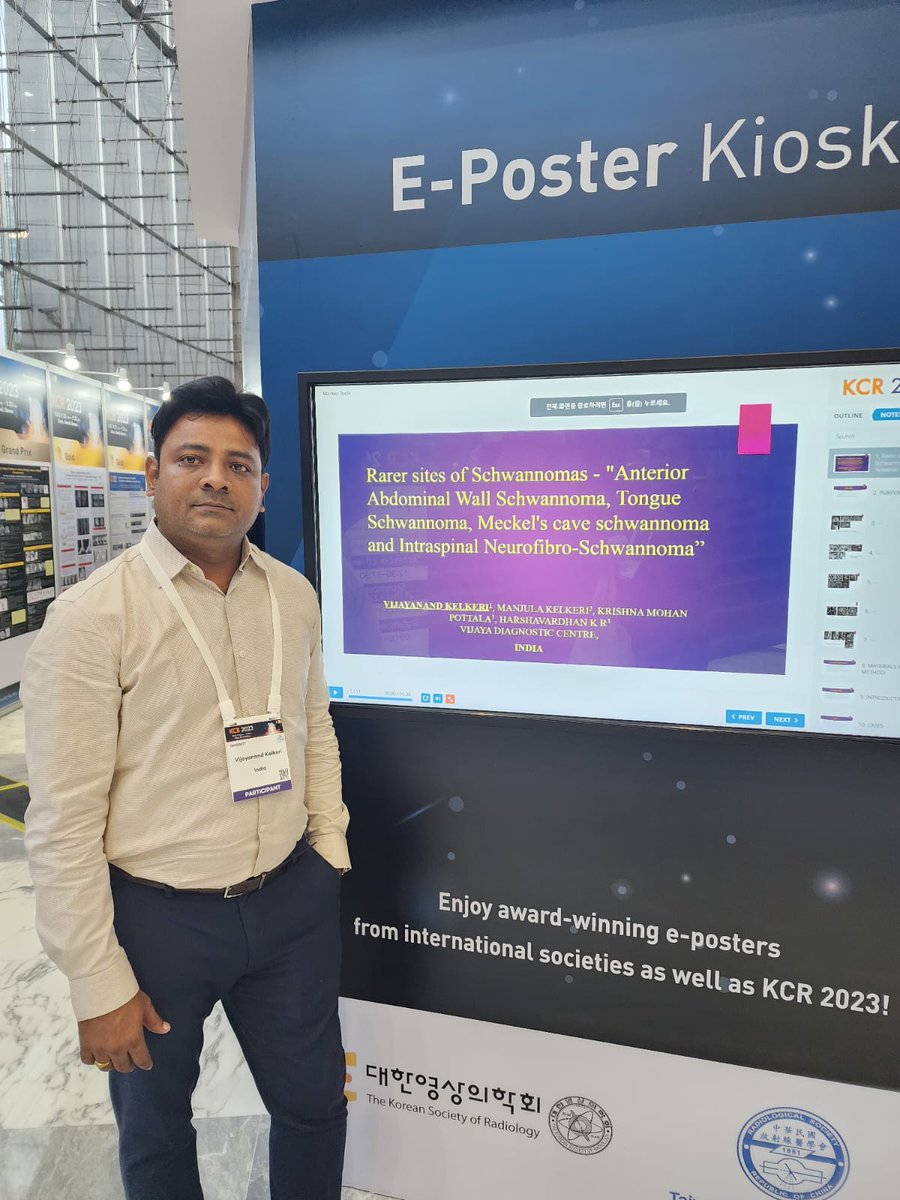 VdcConnect's tweet photo. VDC is delighted to announce that our consultants, Dr Vijayanand Kelkeri, Dr. Ankit Balani and Dr. Chinky Chatur, represented us at the (KCR) Korean Congress of Radiology 2023 held in #Seoul, South Korea.
#KCR2023 #seoulkorea #VijayaDiagnosticCentre #VdcConnect #radiology https://t.co/vVppo4jr70