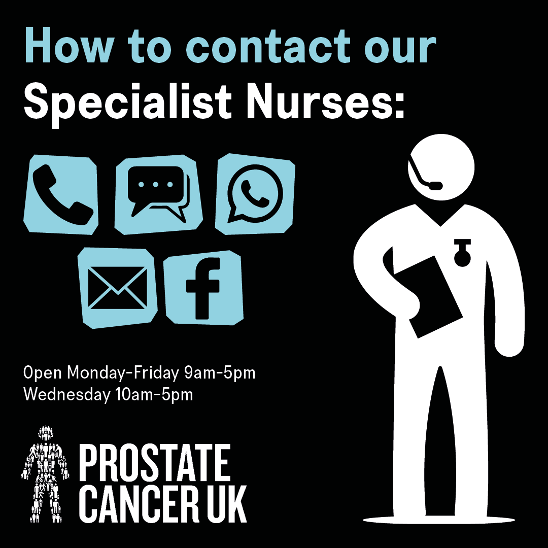 👉🏿This #BlackHistoryMonth we're raising awareness of the increased risk of prostate cancer among Black men. ☎️ Got questions or worries? Call our Specialist Nurses on 0800 074 8383 to talk things through 📌Or find out about other ways you can contact us: bit.ly/37Od4Fz