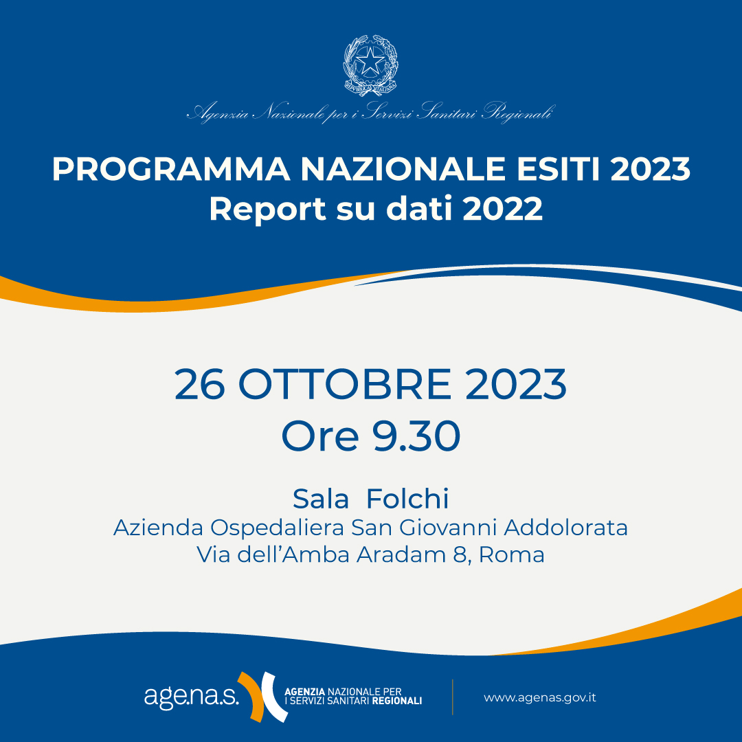 Agenas_Salute's tweet photo. 📌Domani si terrà l'evento #AGENAS “Programma Nazionale Esiti #PNE 2023, #Report su dati 2022”, con @MinisteroSalute per trattare i temi della #sicurezza delle #cure nell'ambito di #assistenza (#LEA)
🖥️Per seguire la conferenza da remoto clicca qui: https://t.co/NWbdMyisJK https://t.co/kERTbaUQOF