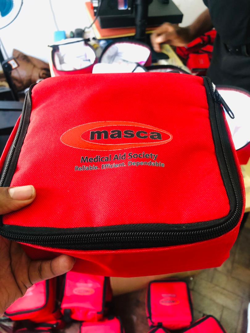 officialallen__'s tweet photo. This has been one of my biggest achievements under Dejavu Apparel. We produced first aid kits for Masca. I pray this opens more doors for us 😄🙏🏽 https://t.co/aeuNRKO4nl