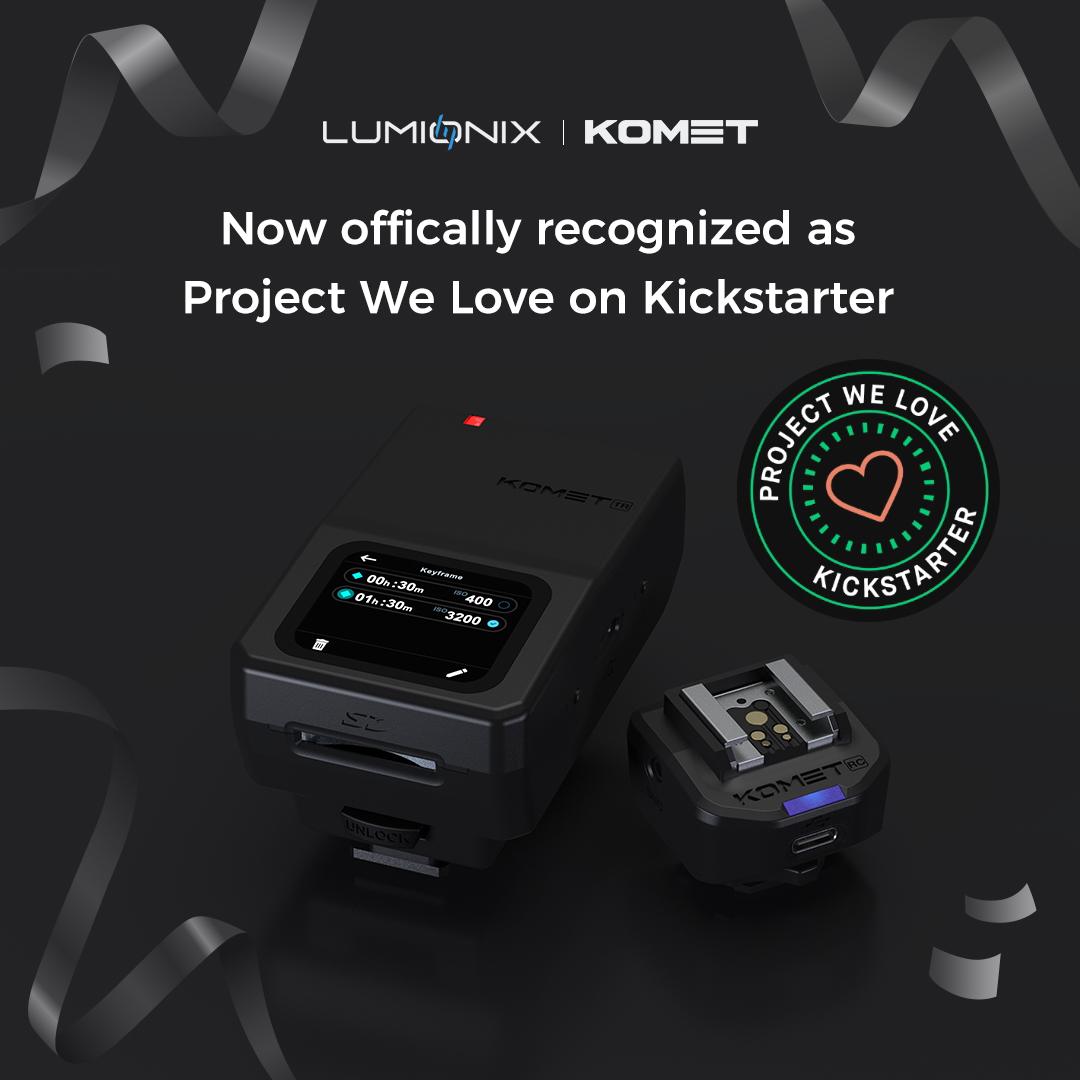 lumionix's tweet photo. KOMET is  NOW a Kickstarter " Project We Love"  Great news!
KOMET has been officially recognized as a Kickstarter "Project We Love".  Your enthusiasm has been vital in reaching this milestone. 📷✨🌠 https://t.co/ch2KdMgXYK https://t.co/l2ChEpVY5l