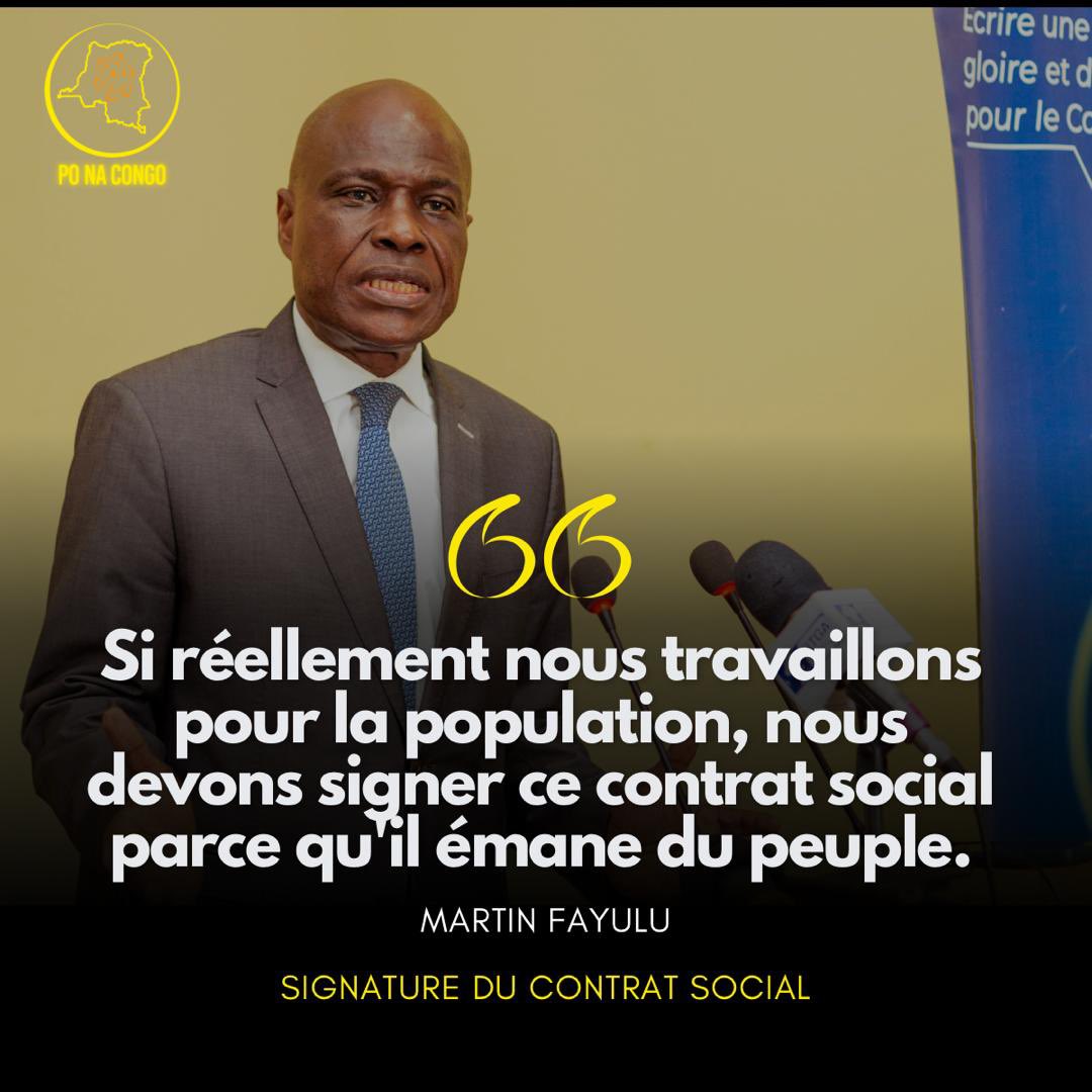 ponacongo243's tweet photo. «Si réellement nous travaillons pour la population, nous devons signer ce contrat social parce qu'il émane du peuple.» @MartinFayulu https://t.co/zRbJxiPYL9