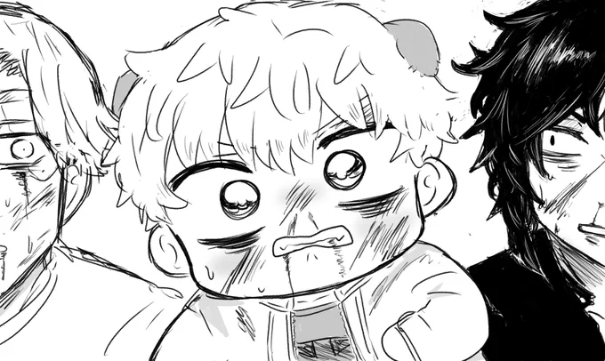 例のシーン
ココ武 イヌ武
消した漫画の一部 ⚠︎🎍犬化 