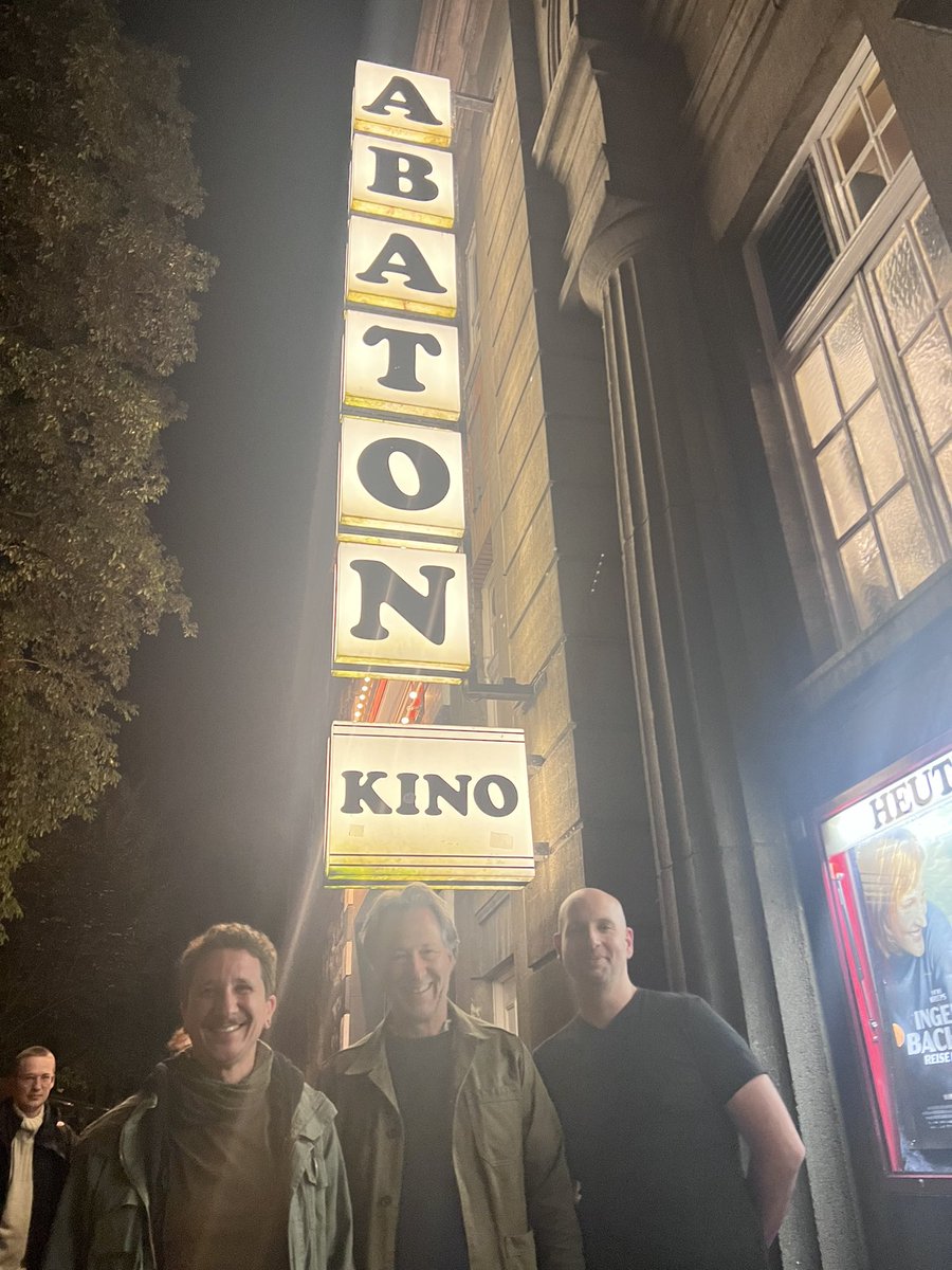 FredrikGertten's tweet photo. My German pre-release tour of @breakingsocial1 continues. Yesterday two sold out cinemas #abaton and #kino3001 with young engaged audiences. 
Now on a train to Halle and the Silbersalz festival where we will be the opening film. Tomorrow Munich 🌹✌️😀 https://t.co/psjD13FUYt