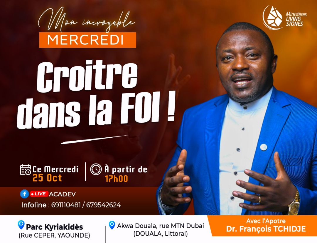Call__Me__LIGHT's tweet image. Rejoignez-nous ce Mercredi avec le Dr. François TCHIDJE pour une aventure spirituelle éclairante qui laissera votre foi briller dans chaque aspect de votre vie.
milistones.org
#GodTalks