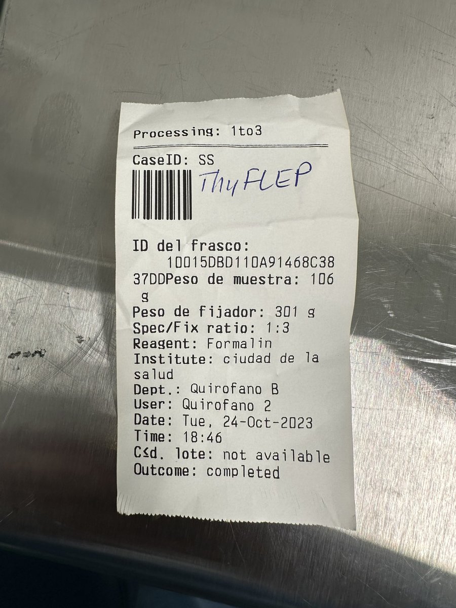 Ayer culminamos el Primer Curso de LASER CLAST THULIUM POWER en Panama realizando dos ThuFLEP (80 y 106g) y una MiniPCNL con <a href="/urobraulio/">MD Braulio O. Manzo</a> <a href="/elito4/">Elias Bodden</a> <a href="/claudiagonalfa/">Claudia González Alfano</a> en Ciudad de la Salud. Panama <a href="/CSSPanama/">CSSPanama</a>