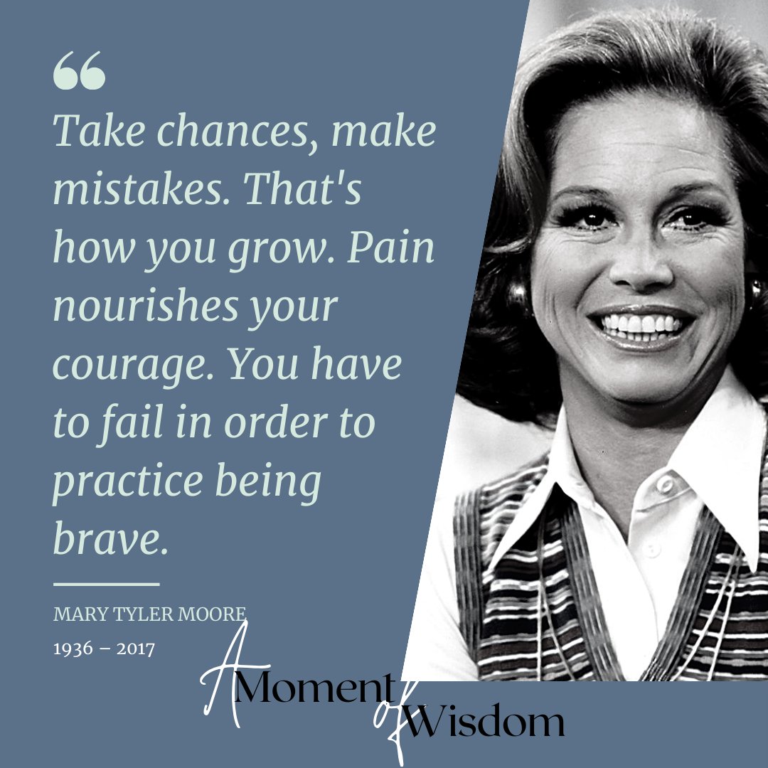 The road to wisdom is a bumpy one.

#MaryTylerMoore
#TakeChances
#MakeMistakes
#PersonalGrowth
#CourageDevelopment
#EmbraceFailure
#BraveJourney
#LearnFromMistakes
#CourageousLiving
#FailToSucceed
#EmbracePain
#GrowthMindset
#BeBrave