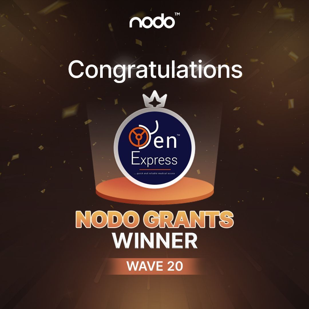 Official_NODO's tweet photo. We're thrilled to announce that @yenexpressmed has secured the highly coveted NODO grant for wave 20! 

Huge congratulations!

Explore more about NODO and our mission to uplift African startups at https://t.co/jtNWyNQzKY https://t.co/3xeUoQI6oa