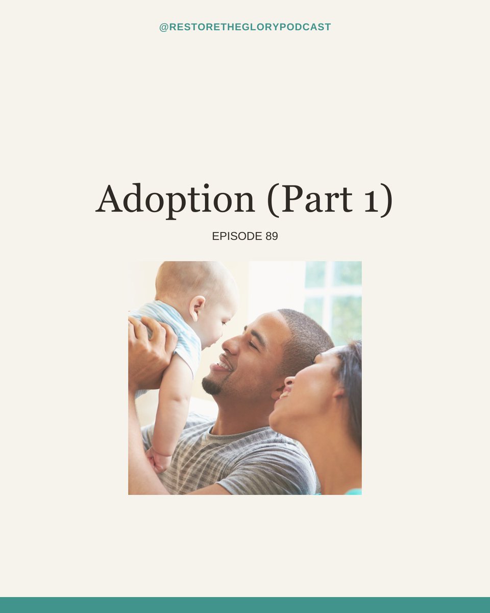 RestoreGloryPod's tweet photo. In episode 89, Jake and Bob begin a four-part series on Adoption. Their conversation revolves around the innate human need for relationships and the profound impacts that occur when these essential connections are absent or disrupted. Listen today!

#podcast #restoretheglory #hea https://t.co/6dFt4OxPHp