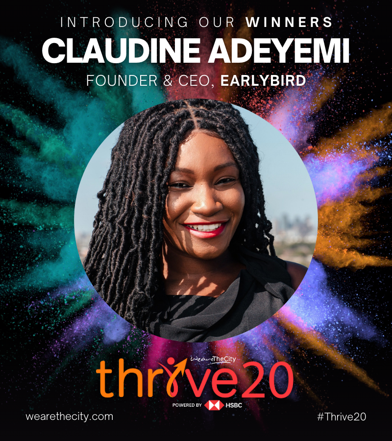 Introducing the next entrepreneur in this year's #Thrive20 powered by @HSBC_UK: @ClaudineAdeyemi!🥳 Congratulations on being one of our role models as we celebrate female entrepreneurs leading purpose-led businesses in the UK ❤️🧡 2/20 · bit.ly/WATC-Thrive20