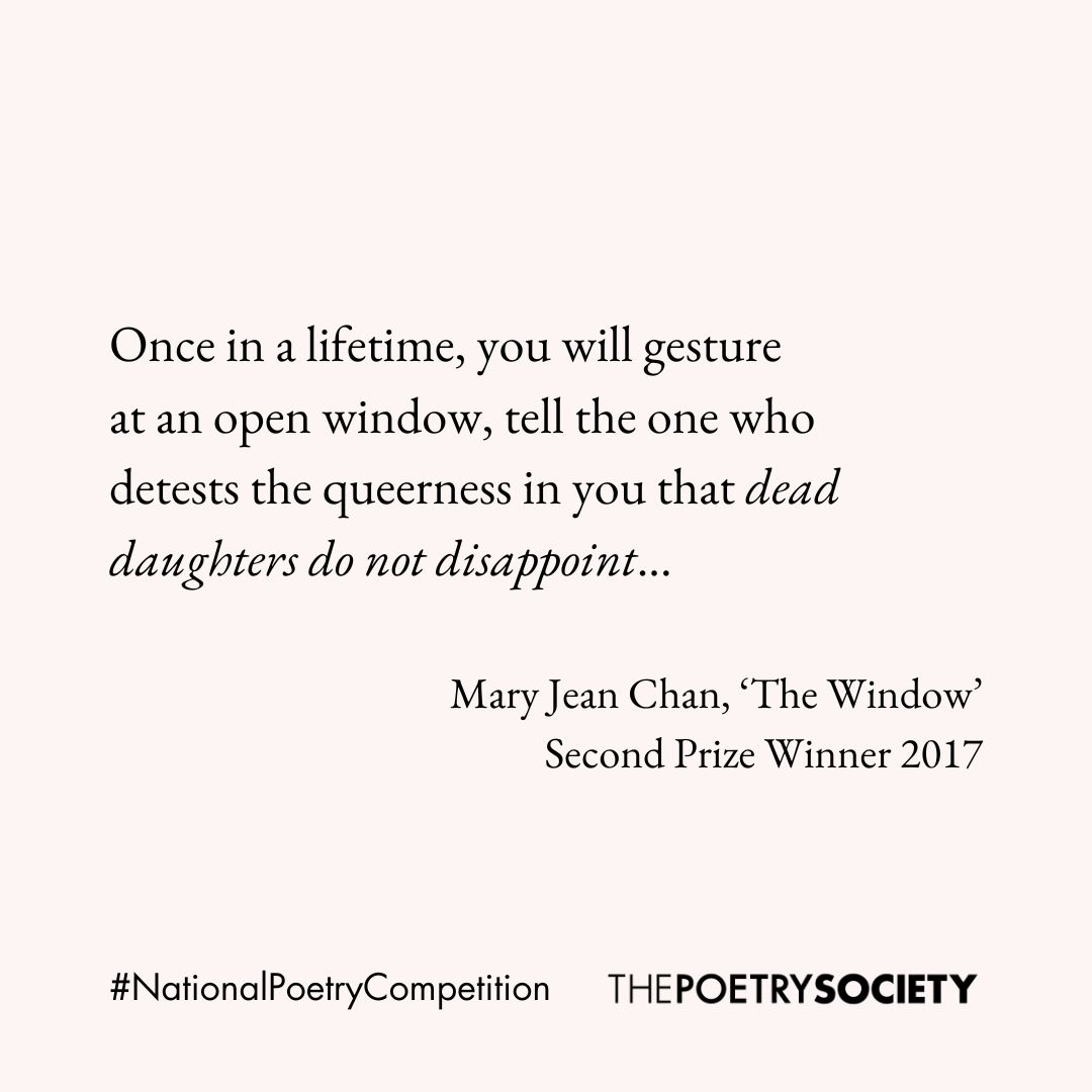 One day left to enter the #NationalPoetryCompetition!

Deadline: 31st October
Judges: Jane Draycott, Will Harris and Clare Pollard
First Prize: £5,000

Enter here: npc.poetrysociety.org.uk