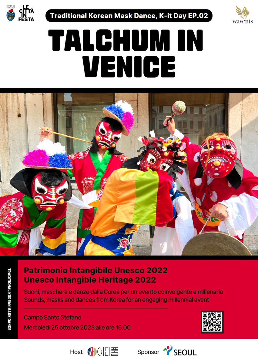 Wavents_venice's tweet photo. Oggi è il grande giorno: il Talchum torna ad incantare #Venezia!

Per l’occasione, abbiamo incontrato l’Assessore al Patrimonio, Toponomastica, Università e Promozione del territorio Paola Mar. 

Scopri di più: https://t.co/95RJqWYG6G

#talchum #venezia #lecittainfesta https://t.co/Av0UprELhX