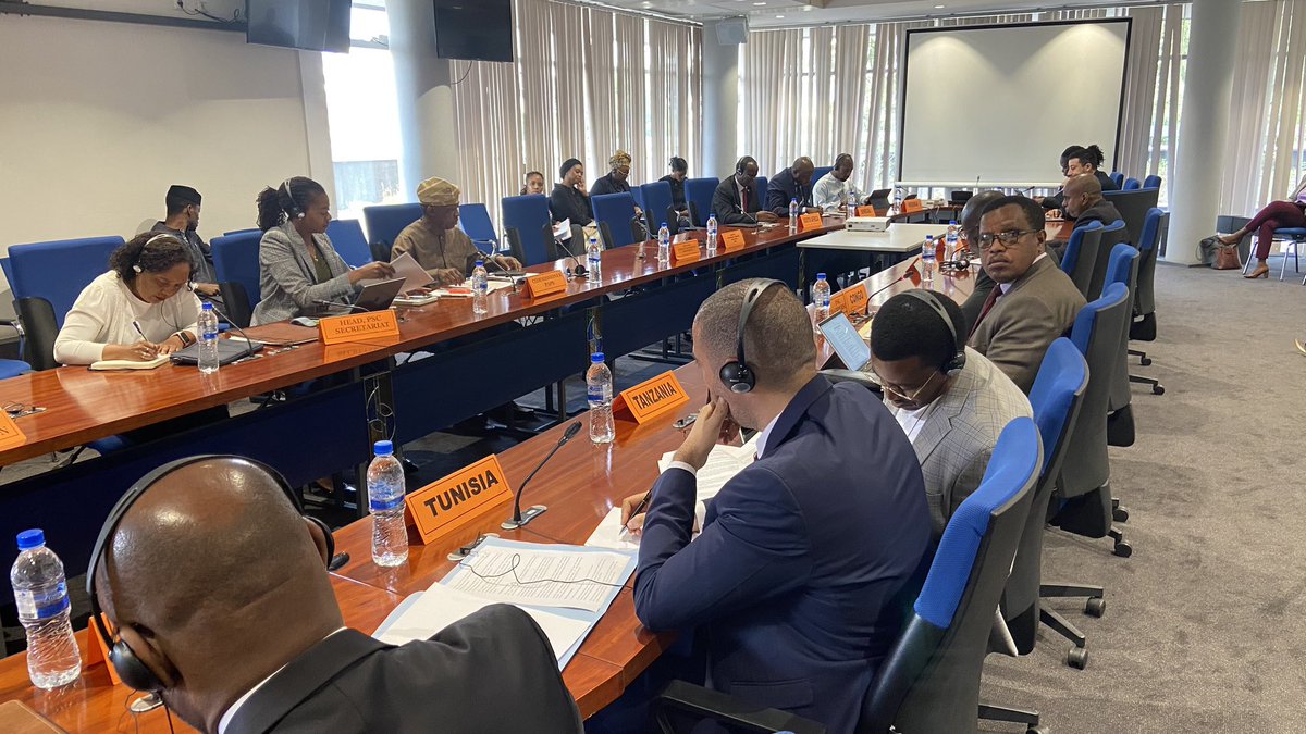 At the #AUPSC Discussion on the African Union Sanctions Regime, I briefed the Council on the applicability of relevant normative frameworks and called on Member States to consider their effective use as part of efforts to address the increasing trend of UCGs in Africa