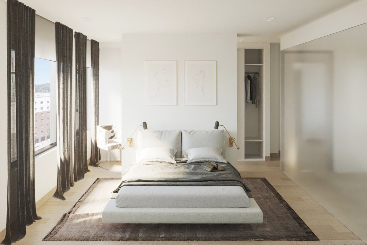 BaboonLab's tweet photo. #Dormitorio con la #cama centrada en el espacio, dejando la parte trasera como zona de #vestidor.
¿Qué os parece?
Diseño de #decoración del equipo de #interiorismo de #BaboonLab

#Render #ArchViz #Vivienda #RealEstate #PropTech #Room #RoomDesign #Bed #InteriorDesign #RenderLovers https://t.co/sOsoCgREAs