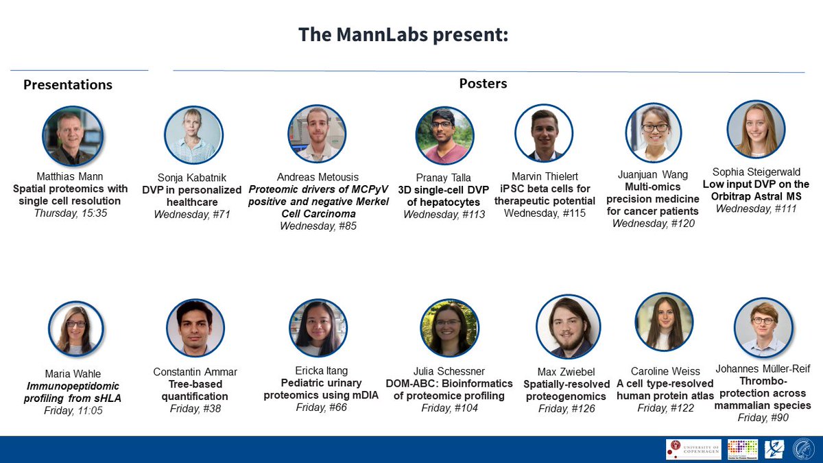 If you are attending the Proteomics in cell biology and disease mechanisms conference in Heidelberg @EMBLEvents, do catch up with our lab-mates to know more about some of our exciting research in @labs_mann embl.org/about/info/cou… via @embl #EWCSProteomics
