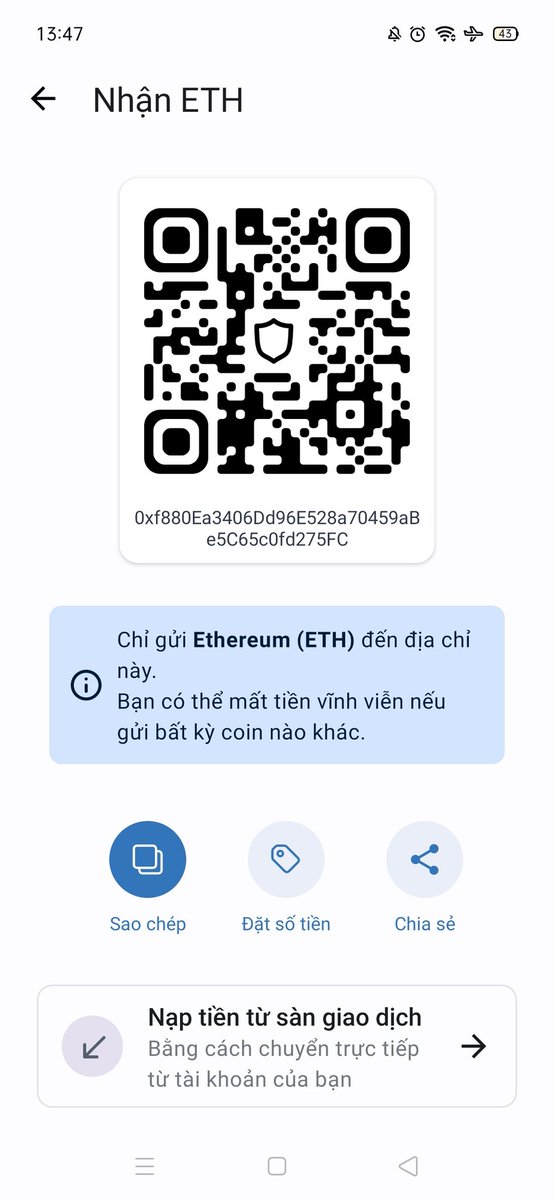 Trantho16181's tweet photo. @Crypto0637 0xf880Ea3406Dd96E528a70459aBe5C65c0fd275FC https://t.co/YVvem2smbB