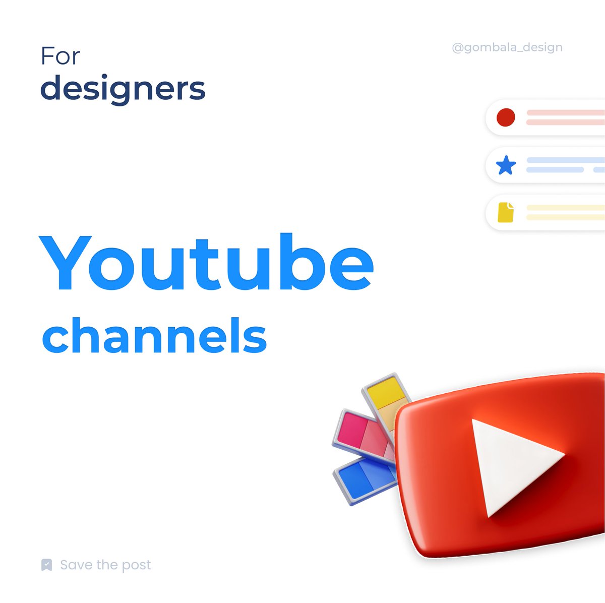What is the best way to learn UX/UI design ? Simply see how the best designers do it. And then try it out. I've learned a lot from youtube videos, so I decided to send you some here. 

Here are 7 GREAT youtube channels for UX/UI designers 👇