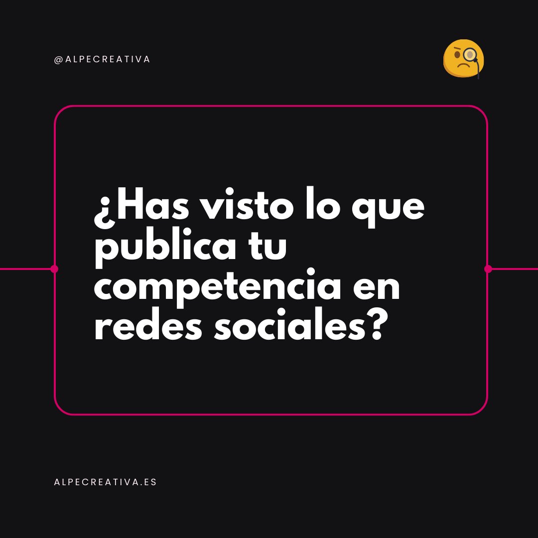 Alpe_Creativa's tweet photo. 💣 Eso que ha hecho tu competencia es la bomba.
📈 Dicen que les está funcionando.
⏳ Y tú, sin tiempo ni ganas de empezar con ello.
🆘 Total... lo de siempre: al final no harás nada.
Y nada pasa: eres profesional de lo tuyo, no un superhéroe 🦸‍♂️. https://t.co/D1Gxai71or