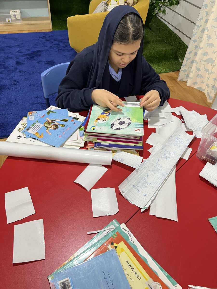 AISsharjah's tweet photo. A huge thanks to our incredible students who volunteered at our school library this term!📚

These students have done an outstanding job assisting our library staff with shelving, covering books, and helping fellow students find the books they love. 

#AISLibrary https://t.co/NEcvm191UB