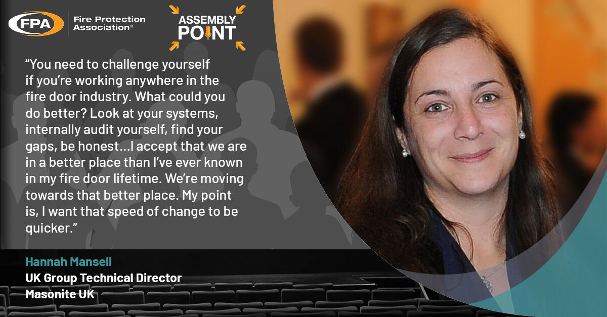 Don't miss the latest episode of Assembly Point!

In support of the British Woodworking Federation’s Fire Door Safety Week campaign, Chris Miles takes a deep dive into the world of fire doors with Hannah Mansell.

Listen here: bit.ly/48WLqRF

#AssemblyPoint #FireSafety