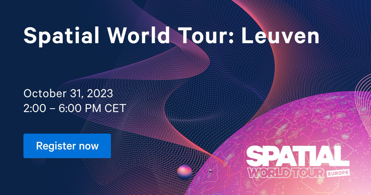 10xGenomics's tweet photo. Step into the spotlight with Xenium at our #SpatialWorldTour in Leuven! 🎉 Join Xenium users, 10x scientists, and our leadership team as we showcase the future of #singlecellspatial imaging on the main stage. Save your seat: https://t.co/cxT4WpIsmY https://t.co/JjwGSHyseW