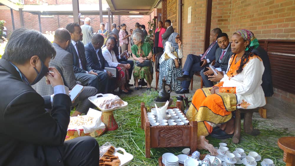 FAOEthiopia's tweet photo. #GoingOnNow: Ethiopia celebrating #WorldFoodDay2023 under the theme, “Water is Life, Water is Food – Leave No One Behind.” @ZimudziFarayi addressed, "@FAOEthiopia continues supporting the govt. of #Ethioiopia in integrated and sustainable water management." https://t.co/lPHe56iLKM