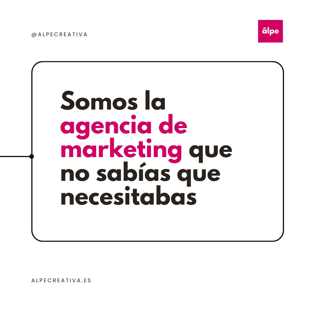 Alpe_Creativa's tweet photo. 👆 Estamos aquí para que la historia no se repita: somos la agencia de marketing que no sabías que necesitabas.
Contacta con nosotros como quieras, cuando quieras, y acudiremos a tu rescate.
👉 hola@alpecreativa.es | 942093301 https://t.co/xAGgNzpvBW