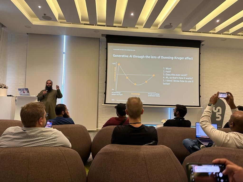 CodeAshing's tweet image. 🌟 Attended #AWSCommunityDayDubai by @awscloud - an amazing experience with insights from Saad Zaman and Jayesh Ahire. Kudos to the dedicated team led by Sabiha Ashik. Thanks to Mohammed Fazalullah محمد فضل الله for taking it to the next level! 🚀🙏