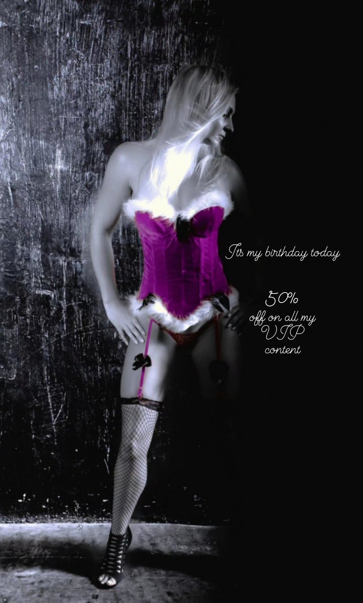 bosveldgirl's tweet photo. 50% discount on ALL my VIP content today on my Birthday. https://t.co/a2VQisyPfy